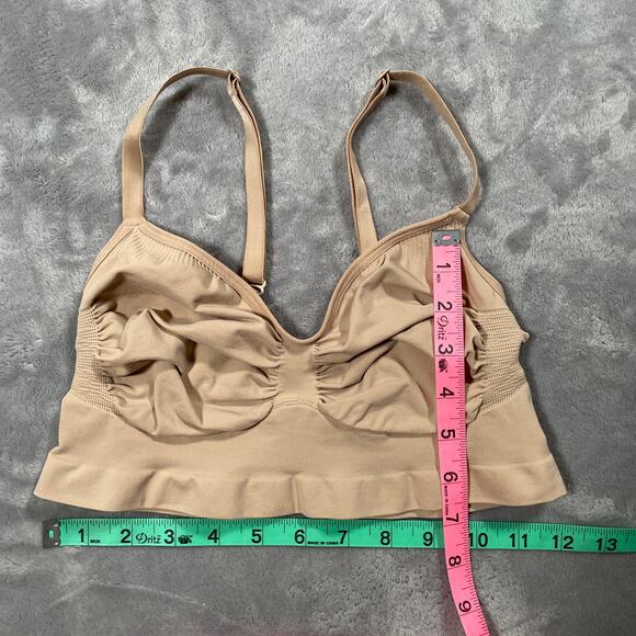 Skims Bra Womens XL Beige Seamless Sculpt Bralette Wirefree Unpadded - Picture 8 of 9